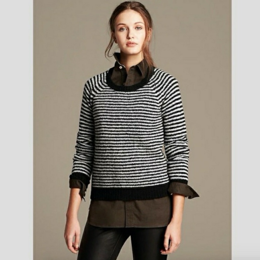 Banana Republic chunky striped sweater
